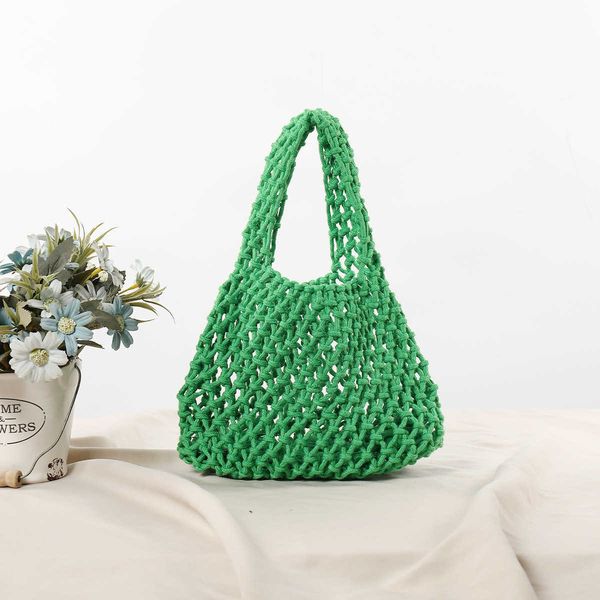 shoulder bags new hollowed out net bag handbag solid color handmade woven cotton rope bag wrist bag beach vacation bucket bag women's b
shoulder bags new hollowed out net bag handbag solid color handmade woven cotton rope bag wrist bag beach vacation bucket bag women's b
