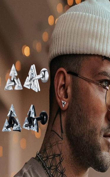 men stud earring charm triangle pierced crystal zircon stud earringsstainless steel tiny minimalist studs for mens women jewelry5152110, Golden
men stud earring charm triangle pierced crystal zircon stud earringsstainless steel tiny minimalist studs for mens women jewelry5152110, Golden