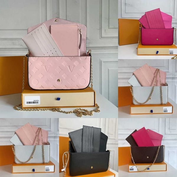 designer women's shoulder bag luxury felicie handbag embossed flower letter imprente leather chain makeup bag women's fashion hand
designer women's shoulder bag luxury felicie handbag embossed flower letter imprente leather chain makeup bag women's fashion hand