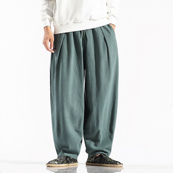 mens pants cotton linen loose male summer casual solid color trousers wide leg streetwear plus size m5xl 230724, Black
mens pants cotton linen loose male summer casual solid color trousers wide leg streetwear plus size m5xl 230724, Black