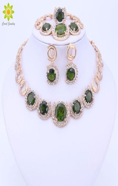 african gold color luxury bridal jewelry sets wedding round green crystal women wedding necklace earrings jewelry sets9370221, Slivery;golden
african gold color luxury bridal jewelry sets wedding round green crystal women wedding necklace earrings jewelry sets9370221, Slivery;golden