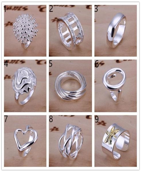 mix order 10 pieces diffrent style 925 silver rings gssr001a factory direct brand fashion sterling silver finger ring1342873
mix order 10 pieces diffrent style 925 silver rings gssr001a factory direct brand fashion sterling silver finger ring1342873