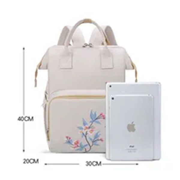 large capacity women mommy bags waterproof baby care backpack flower embroidery women backpacks outdoor travel baby nappy bags a4, Black
large capacity women mommy bags waterproof baby care backpack flower embroidery women backpacks outdoor travel baby nappy bags a4, Black