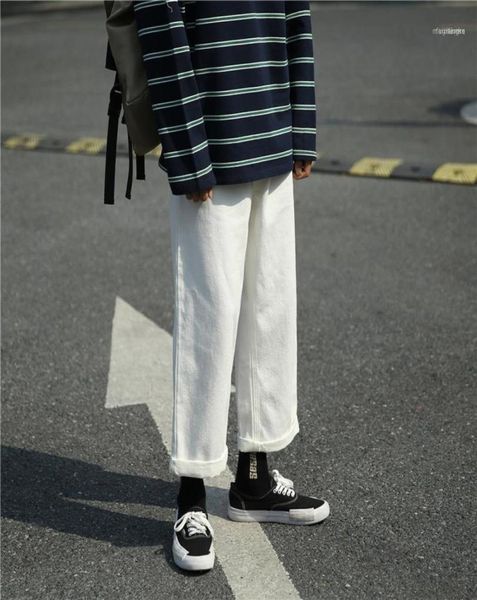 spring summer 2022 fashion white denim jeans men straight hong kong style trendy loose brand drop wide leg casual cropped pants me3249819, Blue
spring summer 2022 fashion white denim jeans men straight hong kong style trendy loose brand drop wide leg casual cropped pants me3249819, Blue