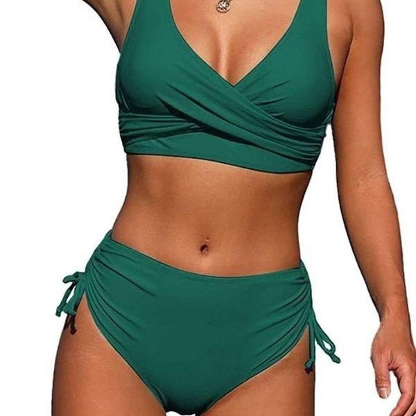 women's swimwear 2 pieces high waist padded bikini push up sets two piece backless swimsuit p230724, White;black
women's swimwear 2 pieces high waist padded bikini push up sets two piece backless swimsuit p230724, White;black
