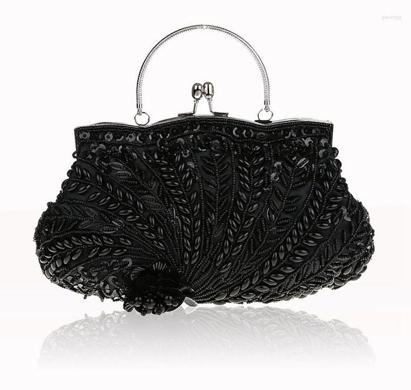 evening bags fashion black ladies' beading beaded banquet handbag clutch party bridal bag with shoulder chain makeup 03607
evening bags fashion black ladies' beading beaded banquet handbag clutch party bridal bag with shoulder chain makeup 03607