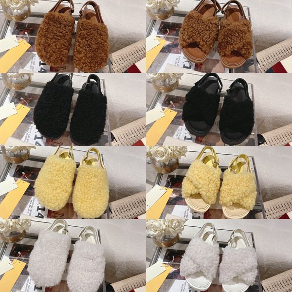 mar shearling platform sandals ni women slingback wool fur clogs cross strap slides sheepskin slippers 2023 thick bottom mules slip on flip, Black
mar shearling platform sandals ni women slingback wool fur clogs cross strap slides sheepskin slippers 2023 thick bottom mules slip on flip, Black