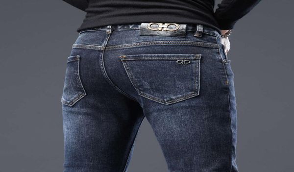 autumn men039s jeans trousers cotton straight elastic italy ferraga brand busin pants classic winter denim male1152449, Blue
autumn men039s jeans trousers cotton straight elastic italy ferraga brand busin pants classic winter denim male1152449, Blue
