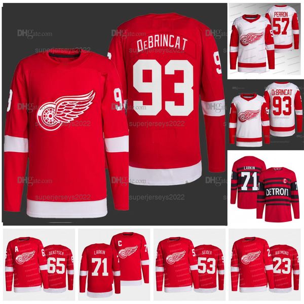 93 alex debrincat red wings jersey dylan larkin david perron moritz seider lucas raymond shayne gostisbehere kailer yamamoto dominik kubalik, Black;red
93 alex debrincat red wings jersey dylan larkin david perron moritz seider lucas raymond shayne gostisbehere kailer yamamoto dominik kubalik, Black;red