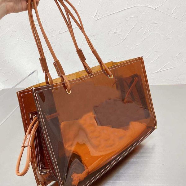 pvc clear jelly designer handbag women tote shopper tote bag slanting large capacity shoulder purse 220712
pvc clear jelly designer handbag women tote shopper tote bag slanting large capacity shoulder purse 220712