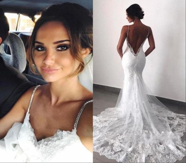 new backless lace mermaid wedding dresses 2023 spaghetti straps mermaid layers appliqued boho bridal gowns bc0129 gb11272060469, White
new backless lace mermaid wedding dresses 2023 spaghetti straps mermaid layers appliqued boho bridal gowns bc0129 gb11272060469, White