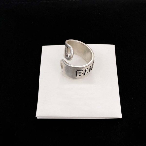 2023 luxury quality charm opened ring with words in silver color have stamp ps7355b 
2023 luxury quality charm opened ring with words in silver color have stamp ps7355b