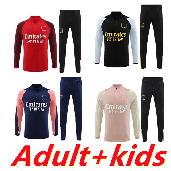 Image of Tracksuit Soccer Set Survetement 2023 2024 L.paqueta Aouar Football Training Suit Jogging Sets