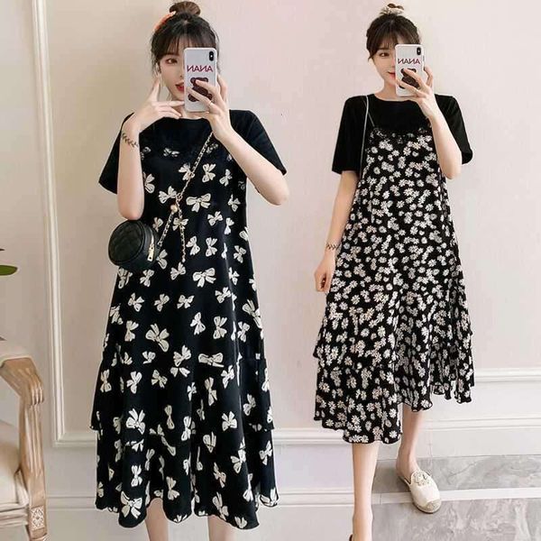 pounds loose slim floral dress long skirt female oversized fat summer two piece, Black;gray
pounds loose slim floral dress long skirt female oversized fat summer two piece, Black;gray