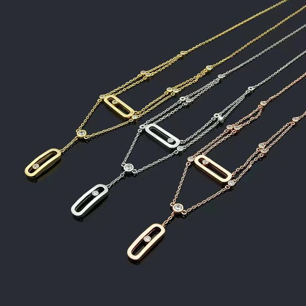french fashion pendant long necklace messik move uno diamonds women earrings luxury wedding designer jewelry mes-013, Silver
french fashion pendant long necklace messik move uno diamonds women earrings luxury wedding designer jewelry mes-013, Silver