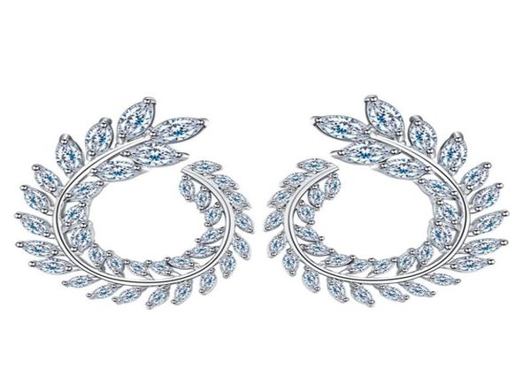 elegant hoop jewelry earrings leaf circle aaa cubic zirconia copper white cz earring for women party diamond graceful earrings bri7987204, Golden;silver
elegant hoop jewelry earrings leaf circle aaa cubic zirconia copper white cz earring for women party diamond graceful earrings bri7987204, Golden;silver