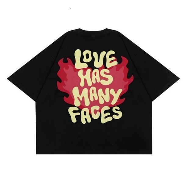 womens tshirt flame love hip hop european and american shortsleeved tshirt summer brand loose round neck black couple 230724, White
womens tshirt flame love hip hop european and american shortsleeved tshirt summer brand loose round neck black couple 230724, White