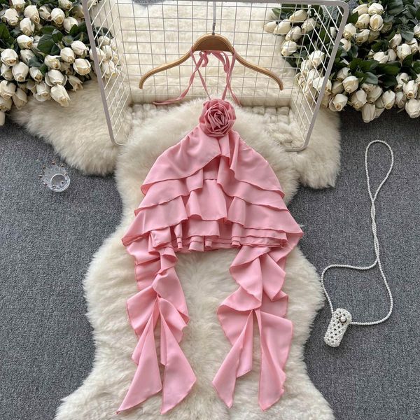 women's tanks camis halter camisole tie flowers off shoulder tank irregularity flounced edge backless corset exempt from postage 230724, White
women's tanks camis halter camisole tie flowers off shoulder tank irregularity flounced edge backless corset exempt from postage 230724, White