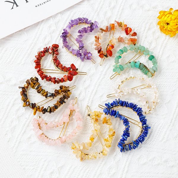 natural chip stone beads moon hair clips chakra yoga crystal hairclip amethyst rose quartz hairpin hair clip accessories, Golden;silver
natural chip stone beads moon hair clips chakra yoga crystal hairclip amethyst rose quartz hairpin hair clip accessories, Golden;silver
