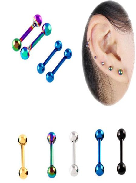 punk fashion women body jewelry ear stud cartilage helix tragus piercing earrings 18g pole stainless steel barbell earring nail 505089205, Slivery;golden
punk fashion women body jewelry ear stud cartilage helix tragus piercing earrings 18g pole stainless steel barbell earring nail 505089205, Slivery;golden