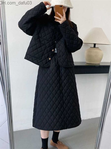 two piece dress two piece dress fashion set for women skirt sets winter warm clothing cotton padded jacket coat aline suit outfits z230726, White
two piece dress two piece dress fashion set for women skirt sets winter warm clothing cotton padded jacket coat aline suit outfits z230726, White