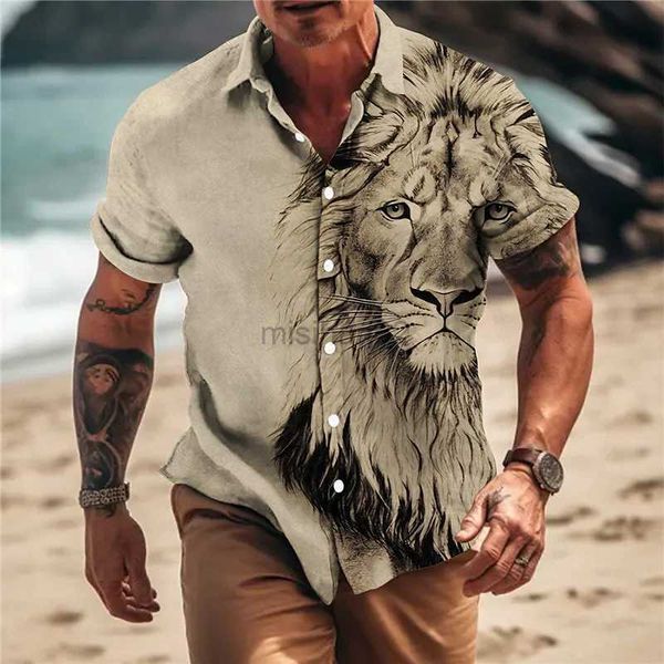 men's casual shirts 2022 summer hawaiian shirt men 3d animal print shirt men and women tiger pattern short sleeve loose breathable 5xl, White;black
men's casual shirts 2022 summer hawaiian shirt men 3d animal print shirt men and women tiger pattern short sleeve loose breathable 5xl, White;black
