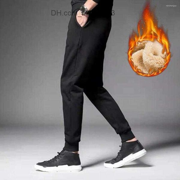 men's pants men's pants winter sweatpants pocket ankle-banded keep warm mid waist leisure men trousers for sports z230727, Black
men's pants men's pants winter sweatpants pocket ankle-banded keep warm mid waist leisure men trousers for sports z230727, Black