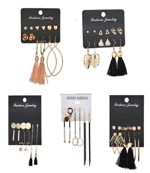 5 design long tassel stud earrings set for women girl new bohemia flower heart earring fabric female fashion e3977986902, Golden
5 design long tassel stud earrings set for women girl new bohemia flower heart earring fabric female fashion e3977986902, Golden