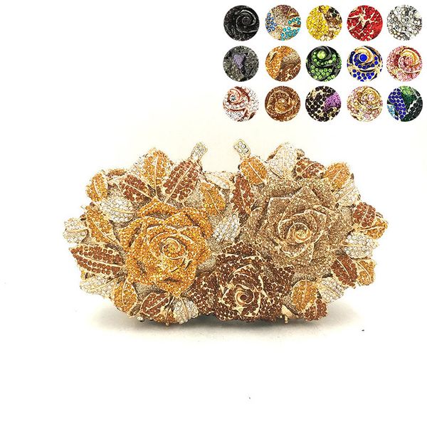 evening bags luxury clutches women evening party bag diamonds flower rose crystal purses bridal wedding wallet 230725
evening bags luxury clutches women evening party bag diamonds flower rose crystal purses bridal wedding wallet 230725