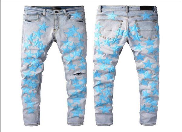 2022 mens jeans hip hop high street fashion retro torn fold stitching men039s woemns designer motorcycle riding slim fitting ca3071919, Blue
2022 mens jeans hip hop high street fashion retro torn fold stitching men039s woemns designer motorcycle riding slim fitting ca3071919, Blue