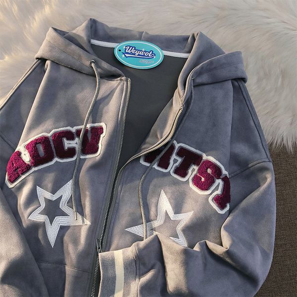 womens hoodies sweatshirts oversized hoodie zip up gothic sweatshirt streetwear women y2k harajuku hoodies thickened star letter loose korea, Black
womens hoodies sweatshirts oversized hoodie zip up gothic sweatshirt streetwear women y2k harajuku hoodies thickened star letter loose korea, Black