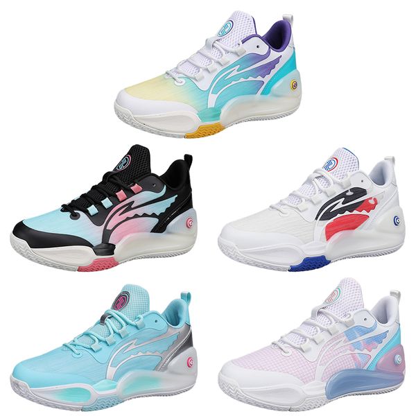 2023 wear-resistant basketball shoes breathable men purple black yellow pink blue trainers outdoor sports
2023 wear-resistant basketball shoes breathable men purple black yellow pink blue trainers outdoor sports