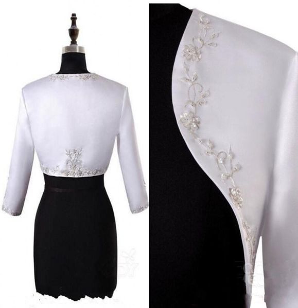 embroidery beaded satin bolero jacket for wedding women long sleeve wraps jackets women formal evening party bridal dress 3501416, White
embroidery beaded satin bolero jacket for wedding women long sleeve wraps jackets women formal evening party bridal dress 3501416, White