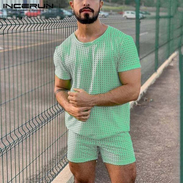 mens tracksuits summer men mesh sets see through solid color streetwear short sleeve shorts 2 pieces casual suits s5xl incerun 230724, Gray
mens tracksuits summer men mesh sets see through solid color streetwear short sleeve shorts 2 pieces casual suits s5xl incerun 230724, Gray