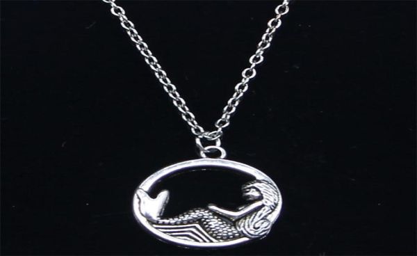 20pcs new fashion necklace 23mm circle mermaid pendants short long women men colar gift jewelry choker 2010138400365, Silver
20pcs new fashion necklace 23mm circle mermaid pendants short long women men colar gift jewelry choker 2010138400365, Silver