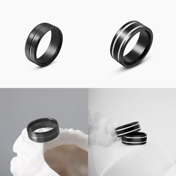 30 pcs mens black simple ring two mixed wholesale fashion stainless steel rings birthday gift party mens jewelry wholesale, Silver
30 pcs mens black simple ring two mixed wholesale fashion stainless steel rings birthday gift party mens jewelry wholesale, Silver