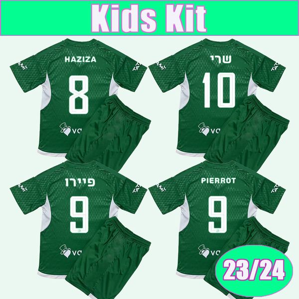 23 24 maccabi haifa kids kit soccer jerseys pierrot mohamed haziza chery david cornud seck home football shirt short sleeve uniforms, Black
23 24 maccabi haifa kids kit soccer jerseys pierrot mohamed haziza chery david cornud seck home football shirt short sleeve uniforms, Black