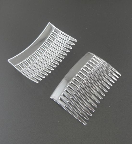 20pcs 46cm69cm 15teeth clear flat plain plastic hair comb for diy hair accessoriesside combs diy crown tiara4233862, White;golden 
20pcs 46cm69cm 15teeth clear flat plain plastic hair comb for diy hair accessoriesside combs diy crown tiara4233862, White;golden