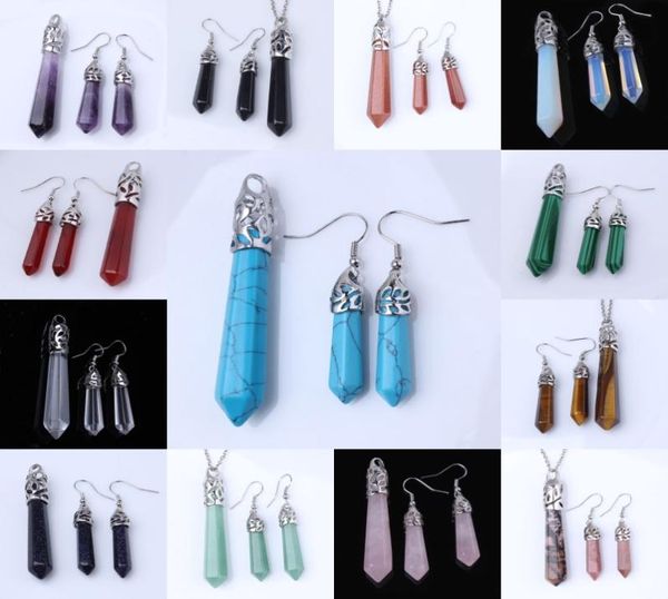 whole 10sets silver plated mixed order quartz stone hexagon column pendant dangle earring charm jewelry3060712
whole 10sets silver plated mixed order quartz stone hexagon column pendant dangle earring charm jewelry3060712