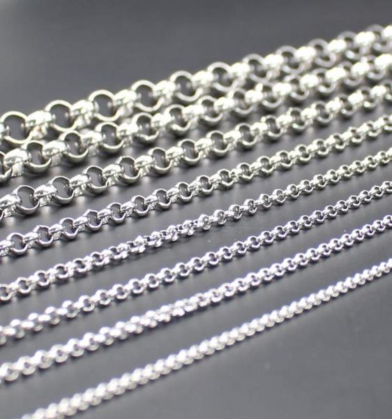 12meter lot whole stainless steel round rolo chain link diy jewelry marking findings chains 25mm 3mm 4mm 6mm6847344, Silver
12meter lot whole stainless steel round rolo chain link diy jewelry marking findings chains 25mm 3mm 4mm 6mm6847344, Silver