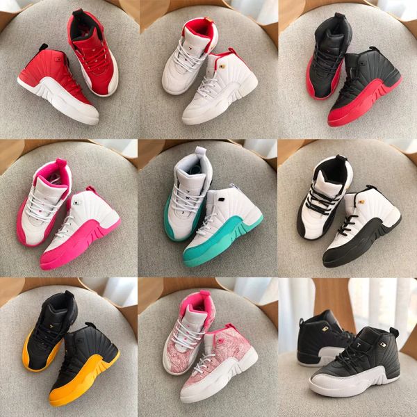 kids sneakers 12s jumpman xii basketball shoes flu game playoffs university gold cny white boys girls dark grey fiba children ice cream 12 t, Black
kids sneakers 12s jumpman xii basketball shoes flu game playoffs university gold cny white boys girls dark grey fiba children ice cream 12 t, Black