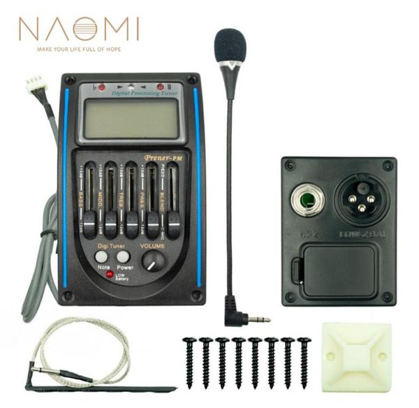naomi 5 band acoustic guitar eq preamp prenerpm 5band eq equalizer pickup tuner lcd w microphone6261321
naomi 5 band acoustic guitar eq preamp prenerpm 5band eq equalizer pickup tuner lcd w microphone6261321
