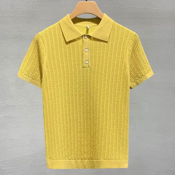 men's sweaters fall men short sleeve polo hollow solid color lapel korean slim knit men polo tee shirt camisa hombre 230724, White;black
men's sweaters fall men short sleeve polo hollow solid color lapel korean slim knit men polo tee shirt camisa hombre 230724, White;black