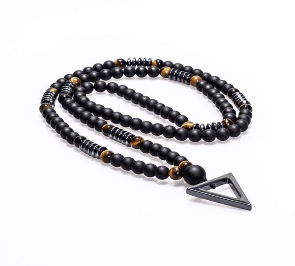 new design long necklace 8mm tiger stone bead black men039s hematite triangle pendants necklace fashion geometry jewelry gift4046099, Silver
new design long necklace 8mm tiger stone bead black men039s hematite triangle pendants necklace fashion geometry jewelry gift4046099, Silver
