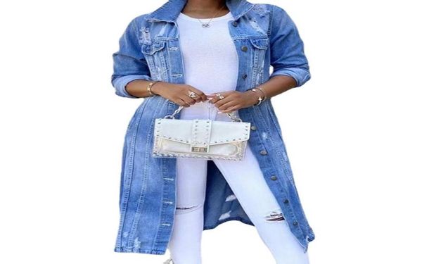 women's jackets autumn women ripped denim 2021 vintage casual long jean jacket winter female sleeve coat streetwear ps size8436779, Black;brown
women's jackets autumn women ripped denim 2021 vintage casual long jean jacket winter female sleeve coat streetwear ps size8436779, Black;brown
