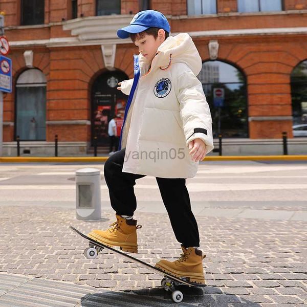 down coat 2022 winter new down jacket hooded waterproof thick jacket for boys middle and large children' black fashion warm duck down c, Blue;gray
down coat 2022 winter new down jacket hooded waterproof thick jacket for boys middle and large children' black fashion warm duck down c, Blue;gray