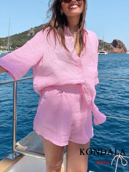 womens two piece pants kondala casual chic pink women suit single breasted turndown collar blouse loose straight shorts fashion summer sets, White
womens two piece pants kondala casual chic pink women suit single breasted turndown collar blouse loose straight shorts fashion summer sets, White