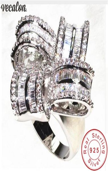 vecalon deluxe promise ring 925 sterling silver diamond big engagement wedding band rings for women party jewelry6526196, Slivery;golden
vecalon deluxe promise ring 925 sterling silver diamond big engagement wedding band rings for women party jewelry6526196, Slivery;golden