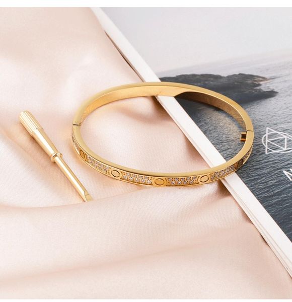 titanium steel bangle bracelet 2 row full diamond women men bracelets distance jewelry gift 1619 without box set2385782, Black
titanium steel bangle bracelet 2 row full diamond women men bracelets distance jewelry gift 1619 without box set2385782, Black