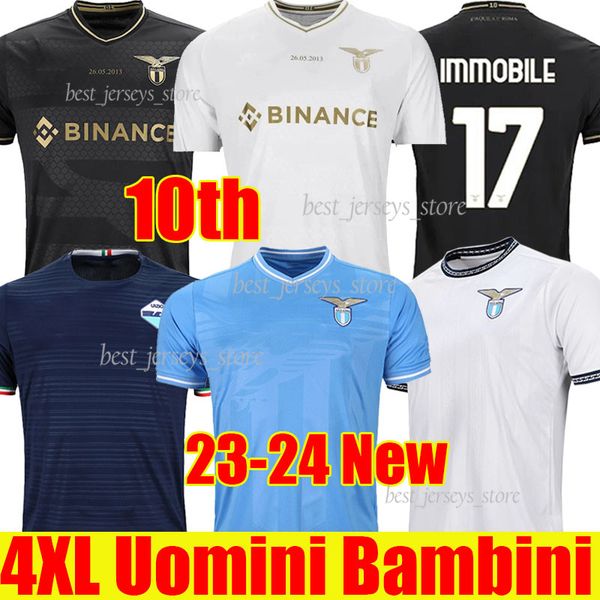 4xl 23/24 lazio 10th anniversary soccer jerseys maglie 2023 romagnoli immobile luis bastos sergej badelj lucas j.correa zaccagni marusic men, Black;yellow
4xl 23/24 lazio 10th anniversary soccer jerseys maglie 2023 romagnoli immobile luis bastos sergej badelj lucas j.correa zaccagni marusic men, Black;yellow